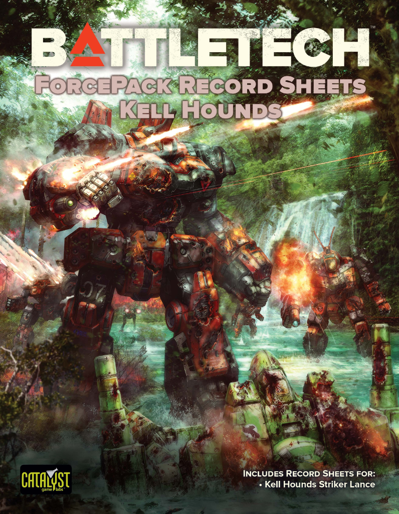 Record Sheets: BattleTech ForcePack - Kell Hounds
